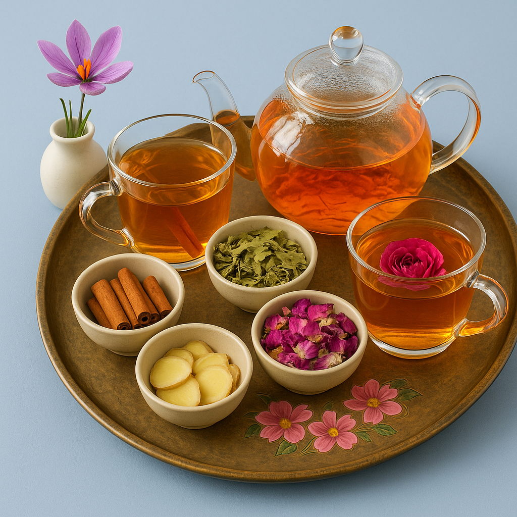 دمنوش گلبرگ زعفران